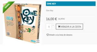 Juego de Mesa One Key por 16€