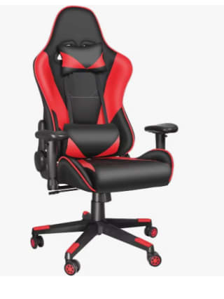 Silla Gaming ergonomica con cojin lumbar por 61.2€ (Cuenta Nueva 51.2€)