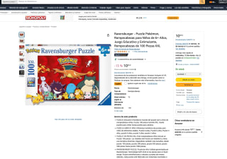 Puzzle Pokémon Rompecabezas para Niños de 6+ Años por solo 8,76€