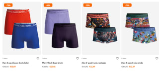 Tot 70% korting op een 2-pack Muchachomalo boxers