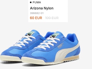 Zapatillas de Mujer PUMA Arizona Nylon por 30€