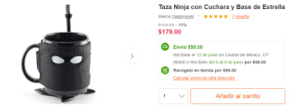 Taza Ninja con Cuchara y Base de Estrella por $179 en Linio