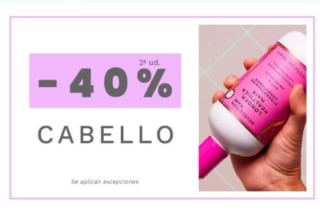 -40% de Descuento en la Segunda Unidad de Cabello desde Maquillalia.