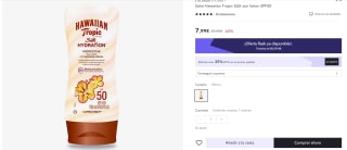 Pack Solar Hawaiian Tropic SILK sun lotion SPF50+ Solar Hawaiian Tropic aftersoon por 12,10€