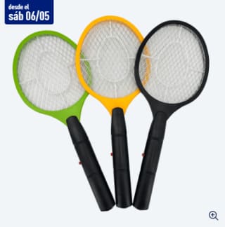Raqueta Eléctrica Antiinsectos