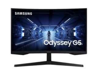 Monitor gaming - Samsung Odyssey LC27G55TQWRXEN, 27" WQHD, Curvo, 1 ms, 144 Hz, FreeSync Premium, HDR10, Negro por 217,60€.