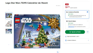 Lego Star Wars 75395 Calendrier de l'Avent à 34,99€