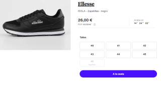 Zapatillas de Hombre Ellesse ISOLA por 27€