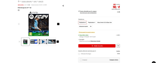 Juego PS5 EA Sports FC™ 24 por tan sólo 10€
