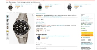 Reloj Invicta Pro Diver 0420 Automático 45mm por 135€