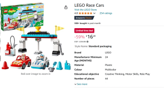 Lego Duplo Racewagens (10947) voor €19,47 bij Amazon