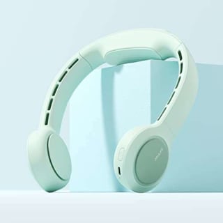 Ventilador de Cuello Portátil 4500mAh USB Recargable Ventilador Personal Sin Aspas 3+1 velocidades por 11,99€