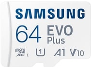 Samsung EVO Plus - Micro SD Kaart - Inclusief SD Adapter - 130 MB/s - 64 GB voor €6,95 bij Bol