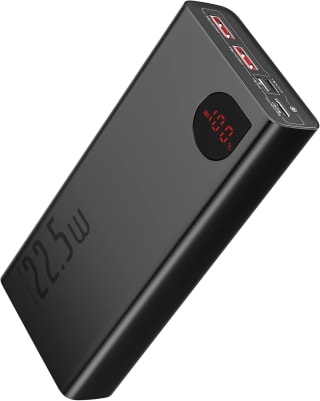 Batería externa Baseus 20000mAh Power Bank 22,5W con pantalla LED por 23,10€