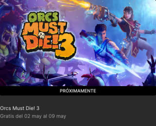 Gratis Orcs Must Die! 3 este Jueves 2 mayo con Epic Games