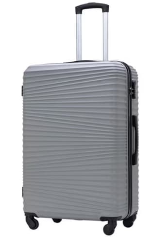 Elevate 3 Piece Hard Luggage Set - Grey/Rose | Just £34