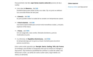 Vuelos para junio i/v desde 24€