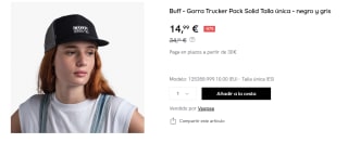 Gorra Buff Pack Trucker por 14.99€