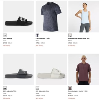 New Balance Cyber Week: tot 50% +25% EXTRA korting dmv de code