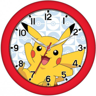 Pokémon Pikachu Wandklok op batterij