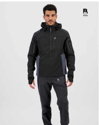 Chaqueta Capucha Hombre Softshell Boriken por 24.99€