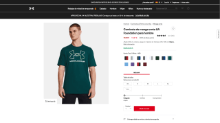 Camiseta UA Foundation por 12,97€