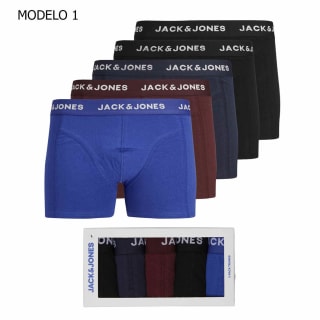 Pack de 5 Jack & jones Bóxer para Hombre por 18,67€.