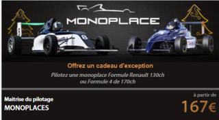 Stage de pilotage sur circuit à167€ au lieu de 239€