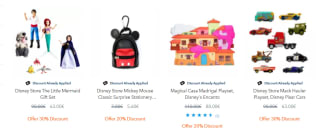 Disney Store sale tot 30% korting op geselecteerde items