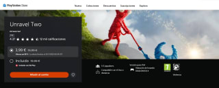Unravel Two PS4 por 3,99€ en la tienda oficial (ncluido con EA Play)