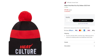 Gorro con Licencia Oficial Miami Heat New Era City Edition 2023 por 11€