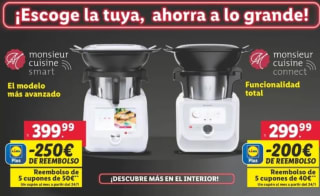 Hasta 250€ reembolso en Monsieur Cuisine Connect/Smart en Lidl