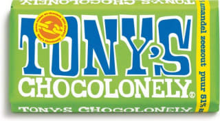 Tony's Chocolonely Chocolade Reep Puur Amandel Zeezout - 15 x 180 gram - Vegan Chocola voor €9,96 bij Bol.com