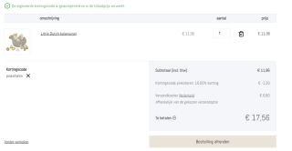 10% korting op alles bij Studio Dinkie