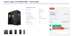 Lenovo Legion T5 nu voor €1299 bij azerty