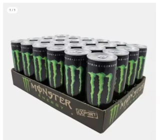 Pack 24 Monster Original 250ml por 14.28€