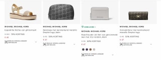 Tot 70% korting in de sale bij Michael Kors