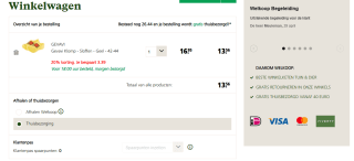 20% korting op 1 artikel naar keuze bij Welkoop