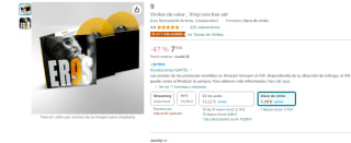 Eros Ramazzotti album 9 disco vinilo por 7,70€