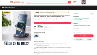 Estação Dock da Baseus para Smartphones - R$ 113,56