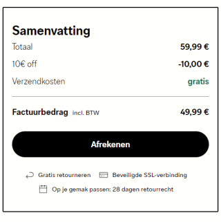 C&A kortingscode voor €10 korting op je aankopen