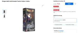 Dragon Ball Limit Breaker Series Gohan por 15€