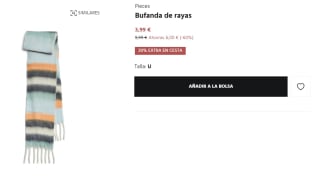 Bufanda de rayas Pieces por 3.19€