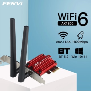 Adaptador WIFI 6 PCI para PC Express - R$ 87,69