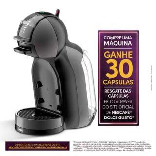 Cafeteira da Nescafe Dolce Gusto, modelo Mini Me na cor preta - R$ 385,90