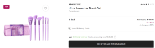 Ultra Lavender Borstel set voor €19,53 bij Douglas