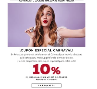 -10% descuento extra en Perfumerias Prieto