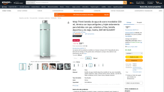 Ninja Thirsti botella de agua por 19,99€