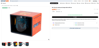 Stor Taza de cerámica de Dragon Ball a tan solo 4,99€ en Outlet-PC