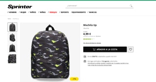 Mochila uo pir 4,99€